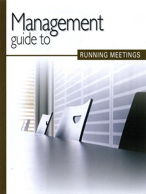 Management Guide to Running Meetings - Audiobook